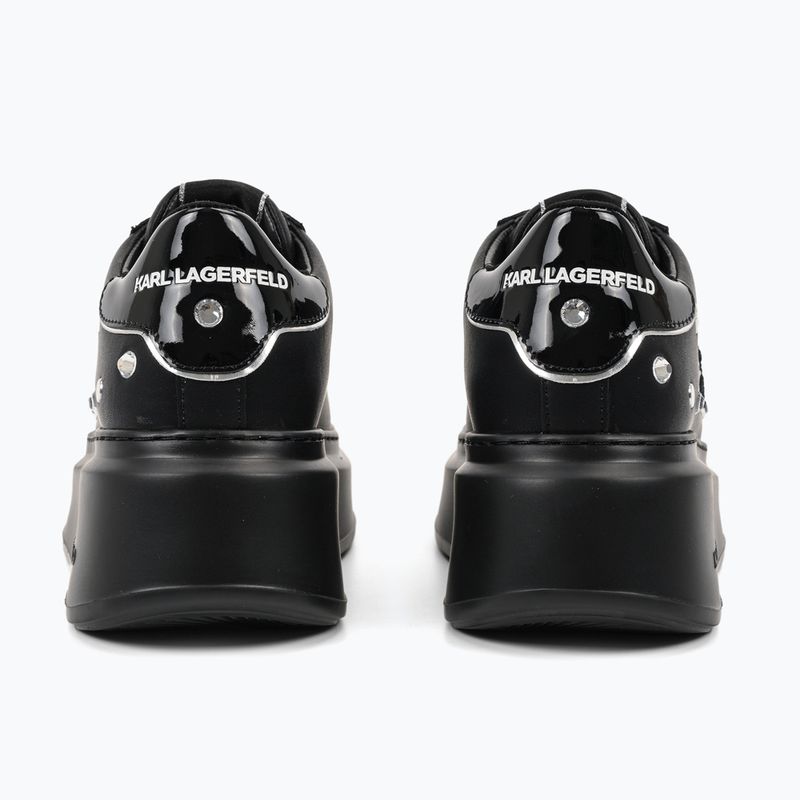 KARL LAGERFELD women's shoes Anakapri Autograph Studs black leather w/silver 2