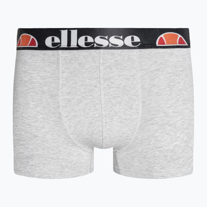 Ellesse Grillo men's boxer shorts 3 pairs black/grey/white 2