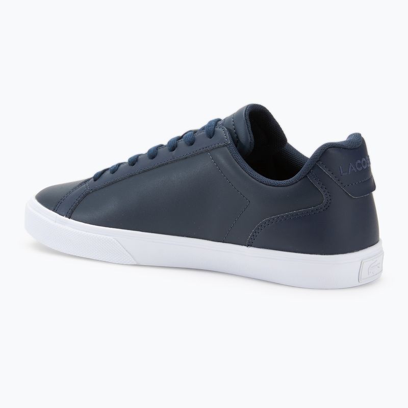 Men's Lacoste Lerond Pro navy/white shoes 3