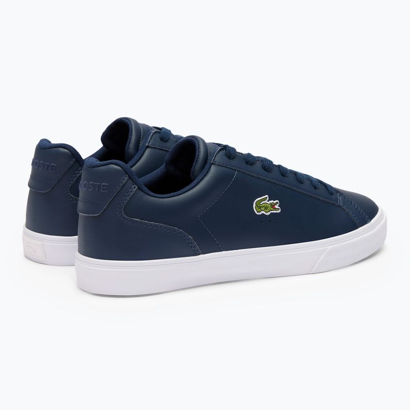 Men's Lacoste Lerond Pro navy/white shoes 3