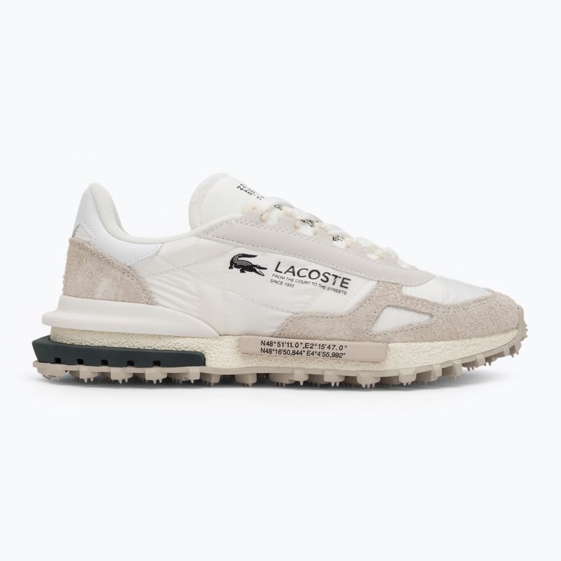 Men's shoes Lacoste Elite Active white/dark green 2