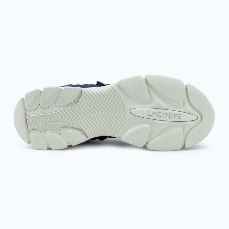 Lacoste men's shoes 47SMA0008 blue / green 4
