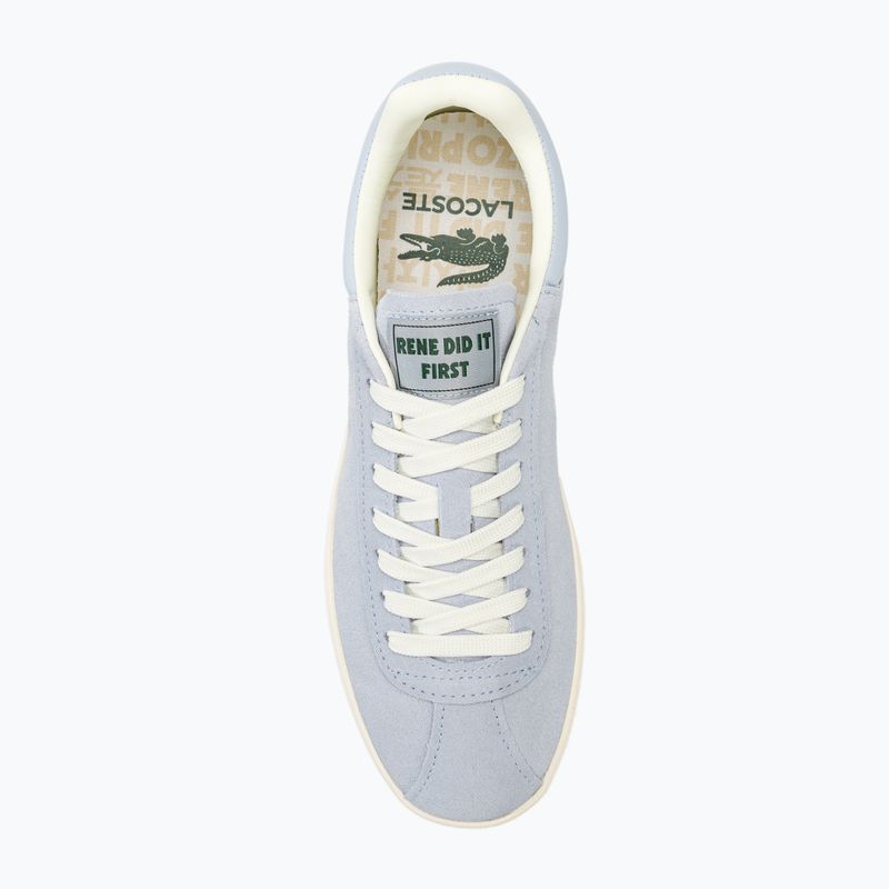 Lacoste women's shoes 47SFA0096 light blue / off white 5