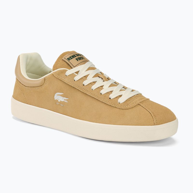 Lacoste men's shoes 47SMA0106 light brown / off white