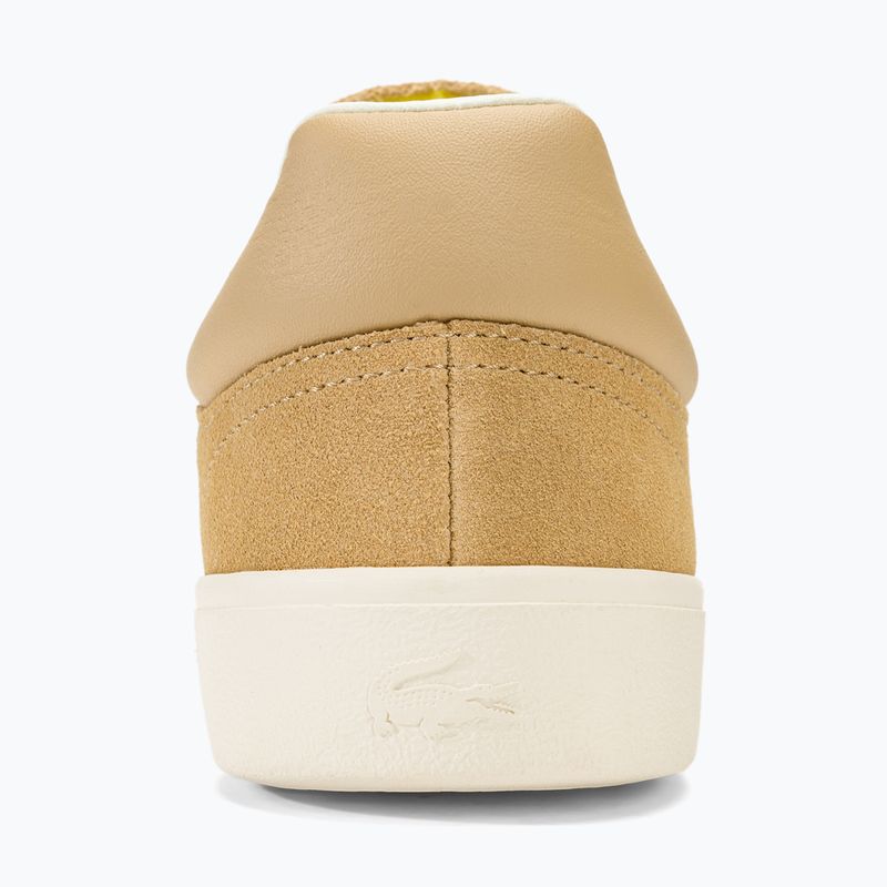 Lacoste men's shoes 47SMA0106 light brown / off white 6