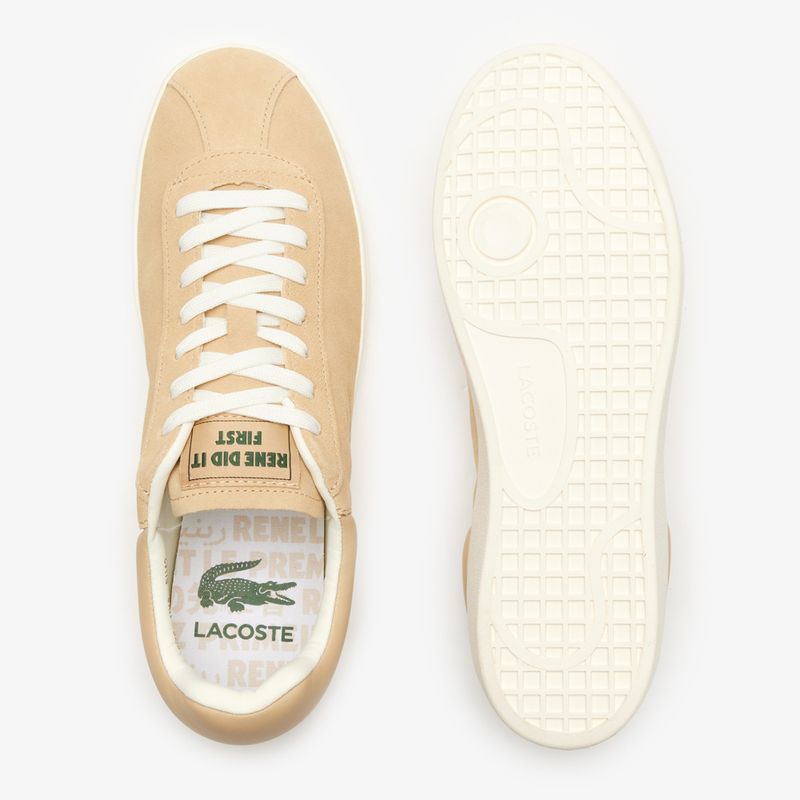 Lacoste men's shoes 47SMA0106 light brown / off white 12