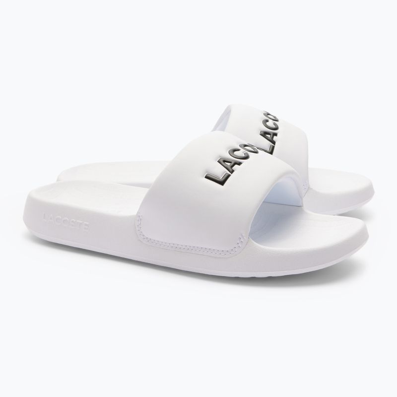 Lacoste women's slides 47CFA0032 white/black 8