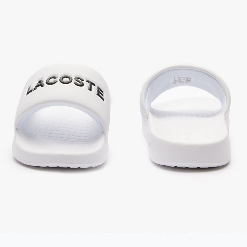 Lacoste women's slides 47CFA0032 white/black 10