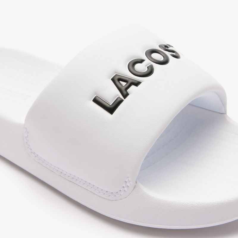 Lacoste women's slides 47CFA0032 white/black 13