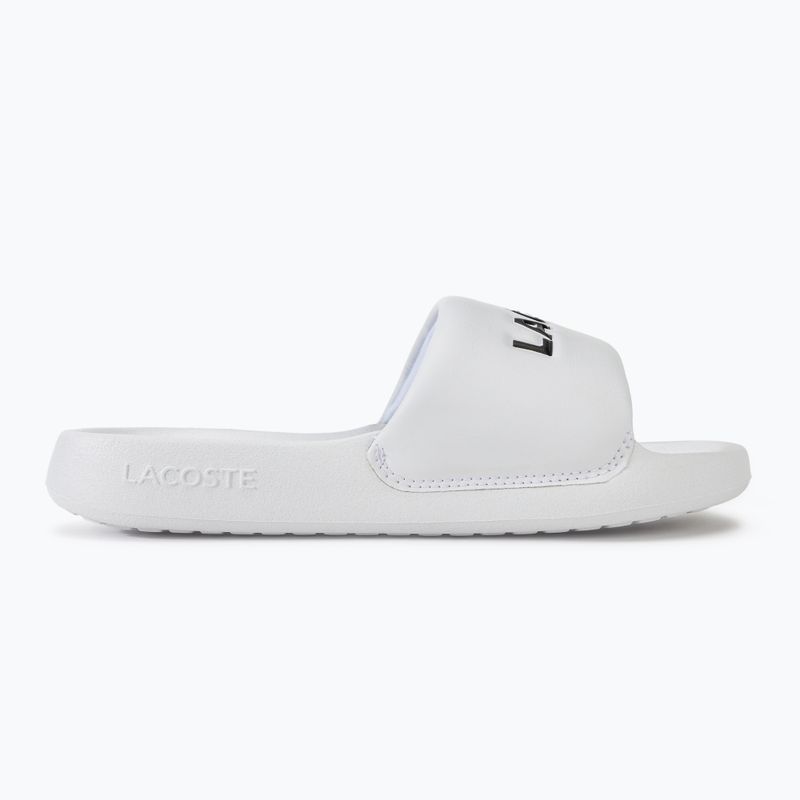 Lacoste women's slides 47CFA0032 white/black 2