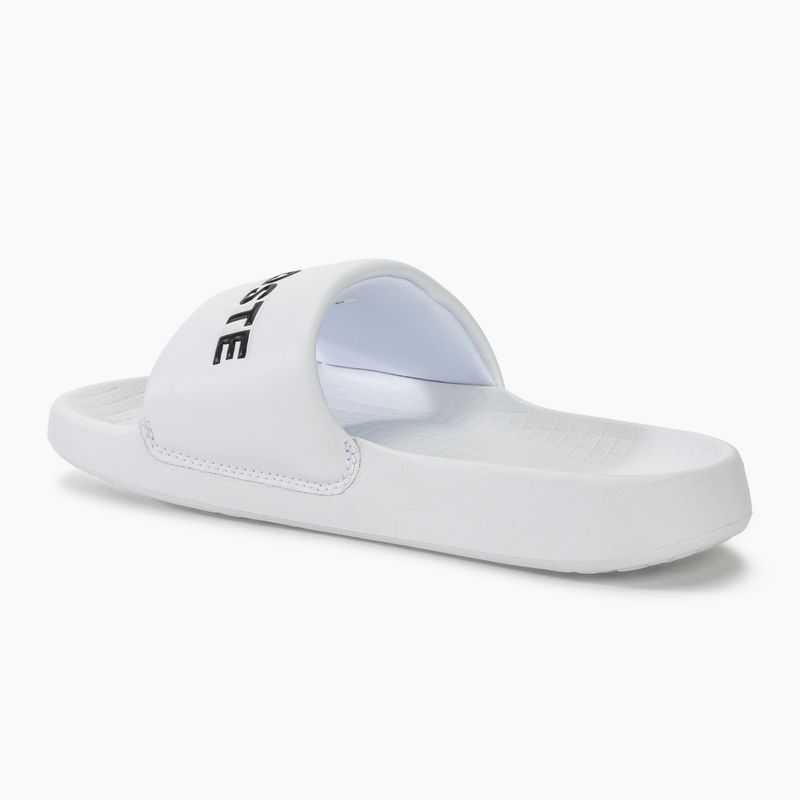 Lacoste women's slides 47CFA0032 white/black 3