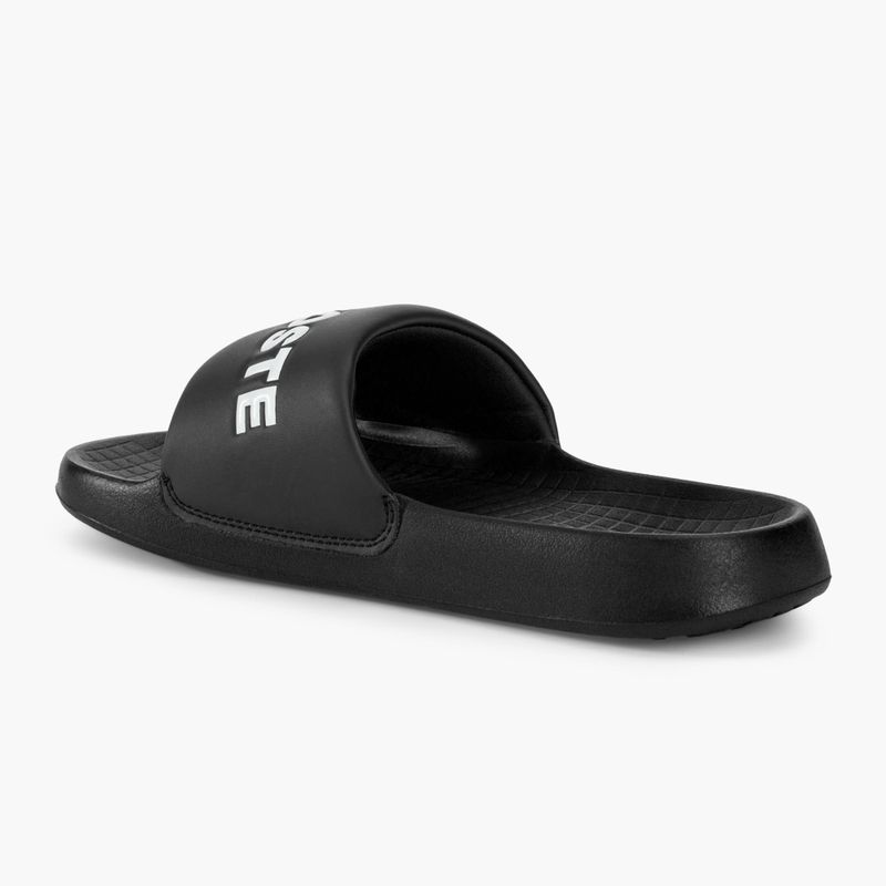 Lacoste men's slides 47CMA0025 black/white 3