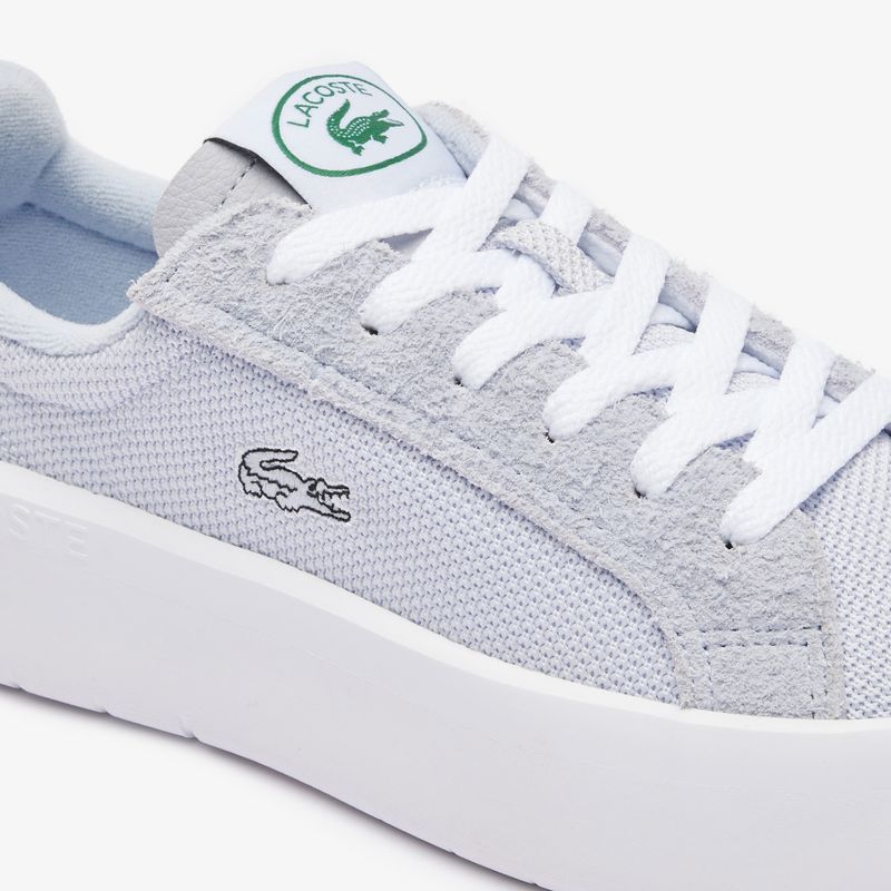 Lacoste women's shoes 47SFA0084 light blue / white 8