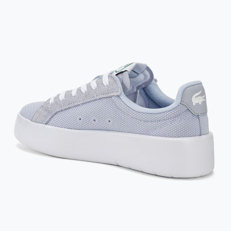 Lacoste women's shoes 47SFA0084 light blue / white 3