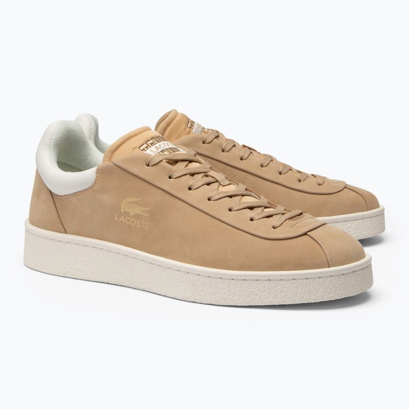 Lacoste men's shoes 47SMA0040 light brown/off white 9