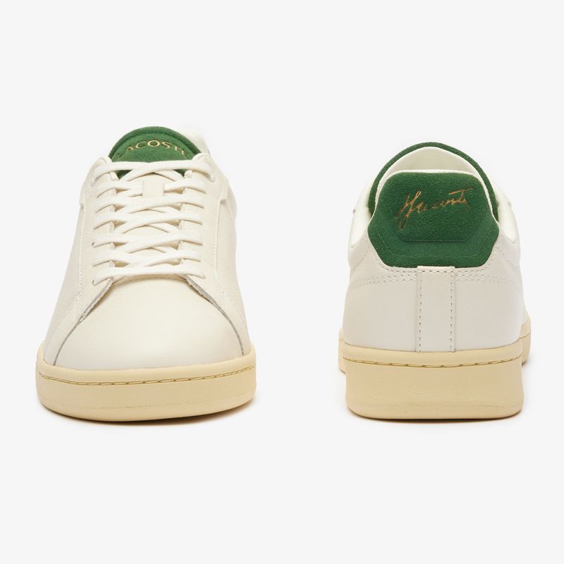 Lacoste men's shoes 47SMA0042 off white / off white 4