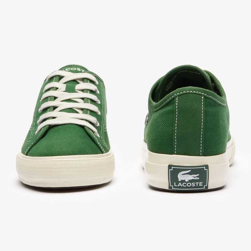 Lacoste men's shoes 47CMA0005 green/off white 10