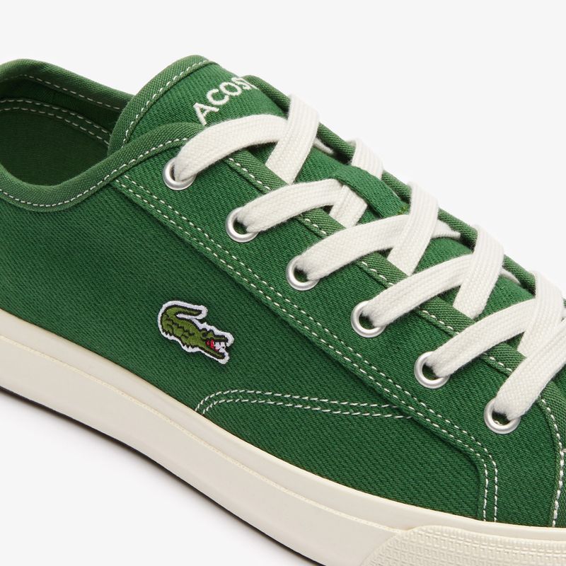 Lacoste men's shoes 47CMA0005 green/off white 13