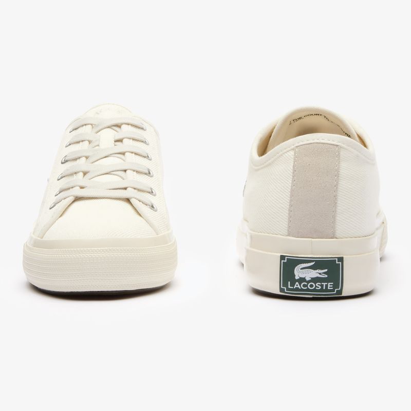 Lacoste men's shoes 47CMA0005 off white/off white 10