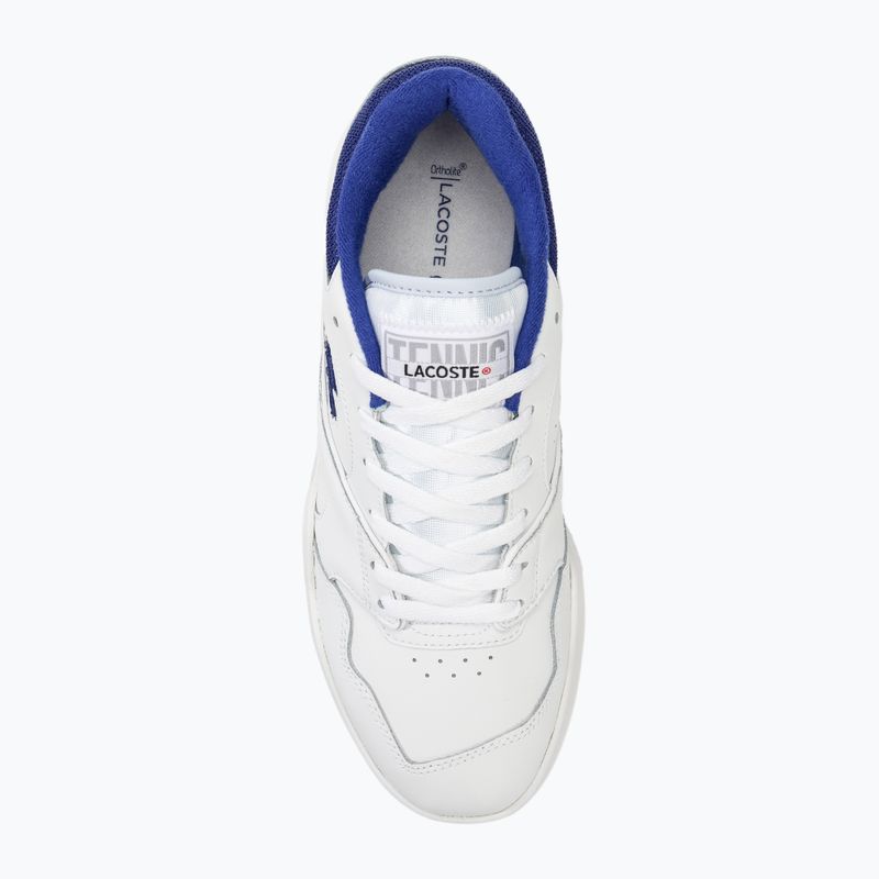 Lacoste men's shoes 47SMA0061 white / blue 5