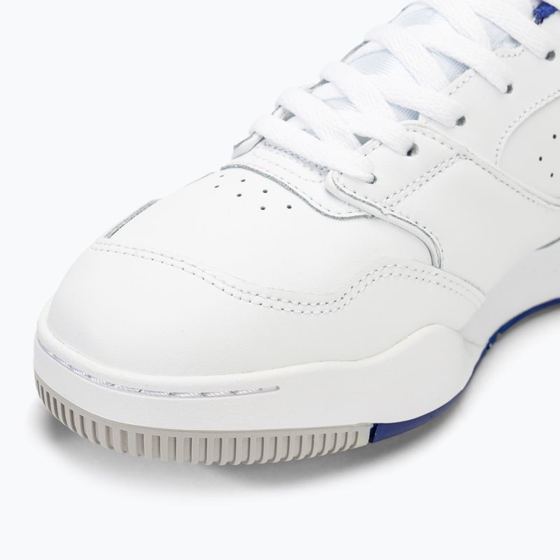 Lacoste men's shoes 47SMA0061 white / blue 7