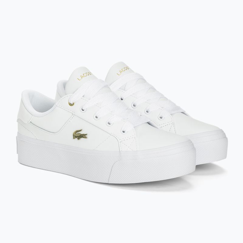 Lacoste women's shoes 47CFA0005 white/gold 4