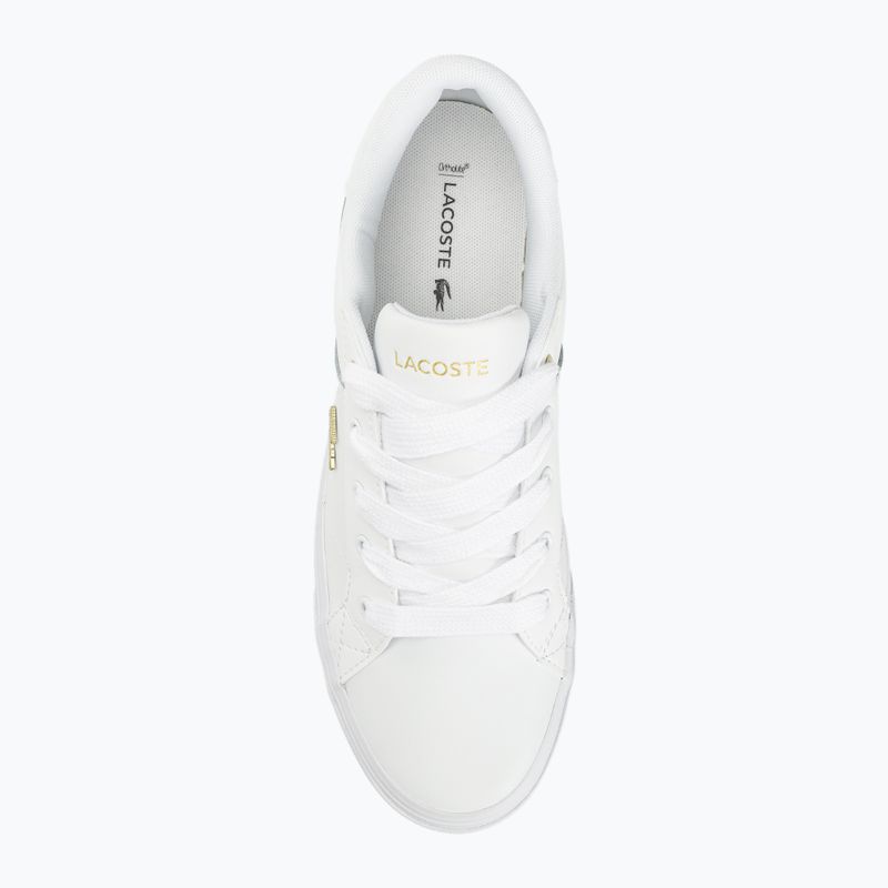 Lacoste women's shoes 47CFA0005 white/gold 6