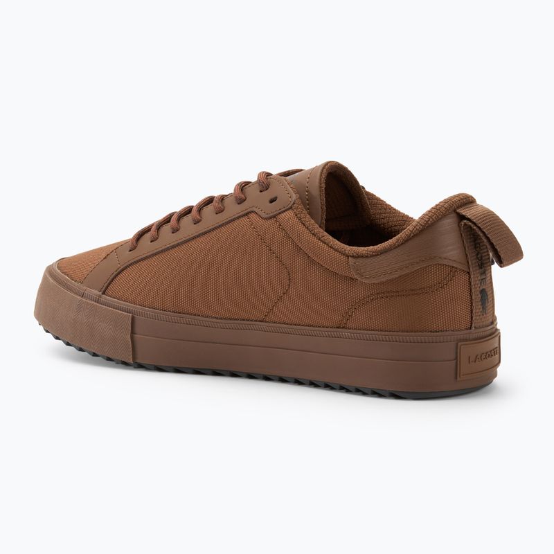 Lacoste men's shoes 48SMA003 brown/ brown 3