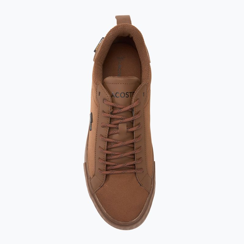 Lacoste men's shoes 48SMA003 brown/ brown 5