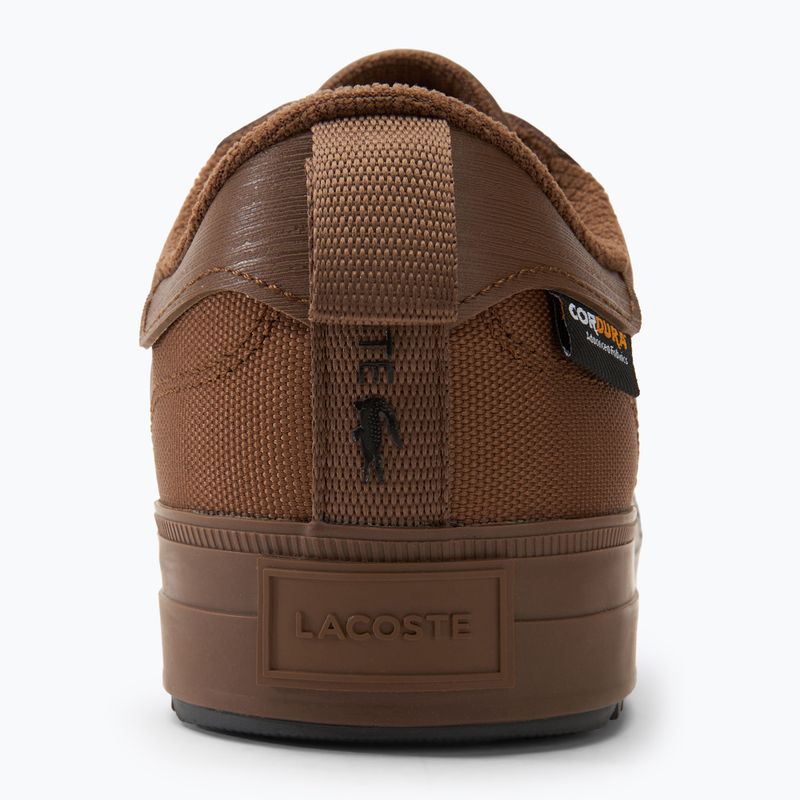 Lacoste men's shoes 48SMA003 brown/ brown 6