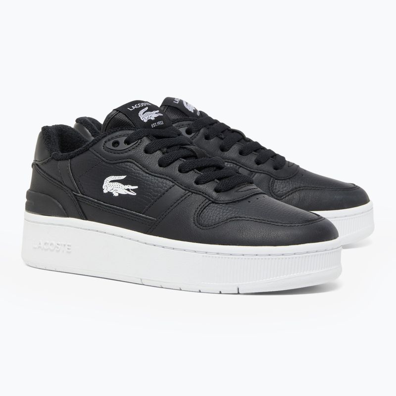 Lacoste women's T-Clip Platform black/white shoes 2