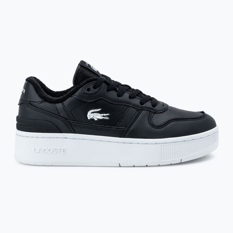 Lacoste women's T-Clip Platform black/white shoes 2