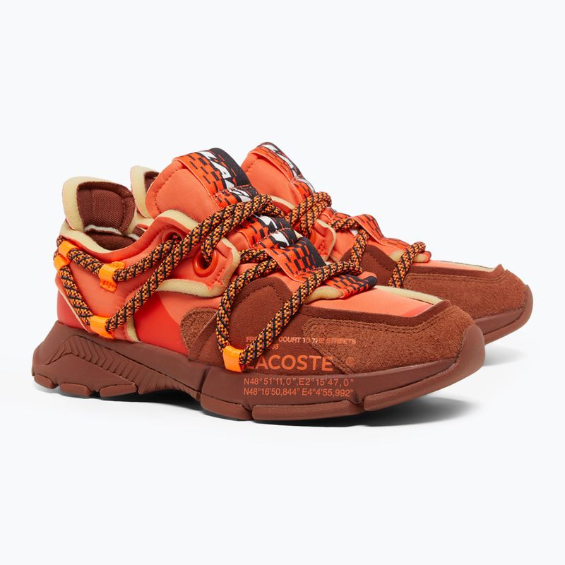 Lacoste men's shoes L003 Active Runway orange/ brown