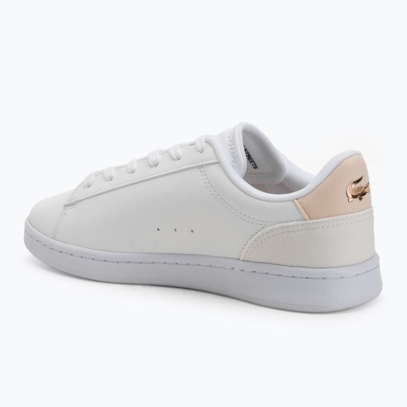 Children's shoes Lacoste Carnaby Jr white/light pink 3