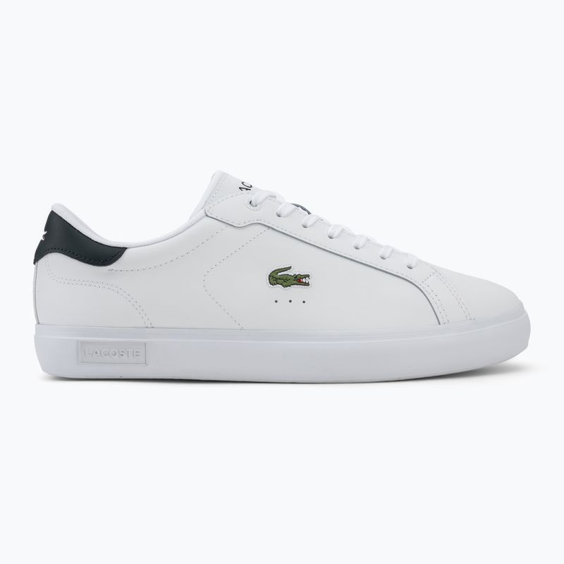 Men's shoes Lacoste Powercourt white/dark green 2