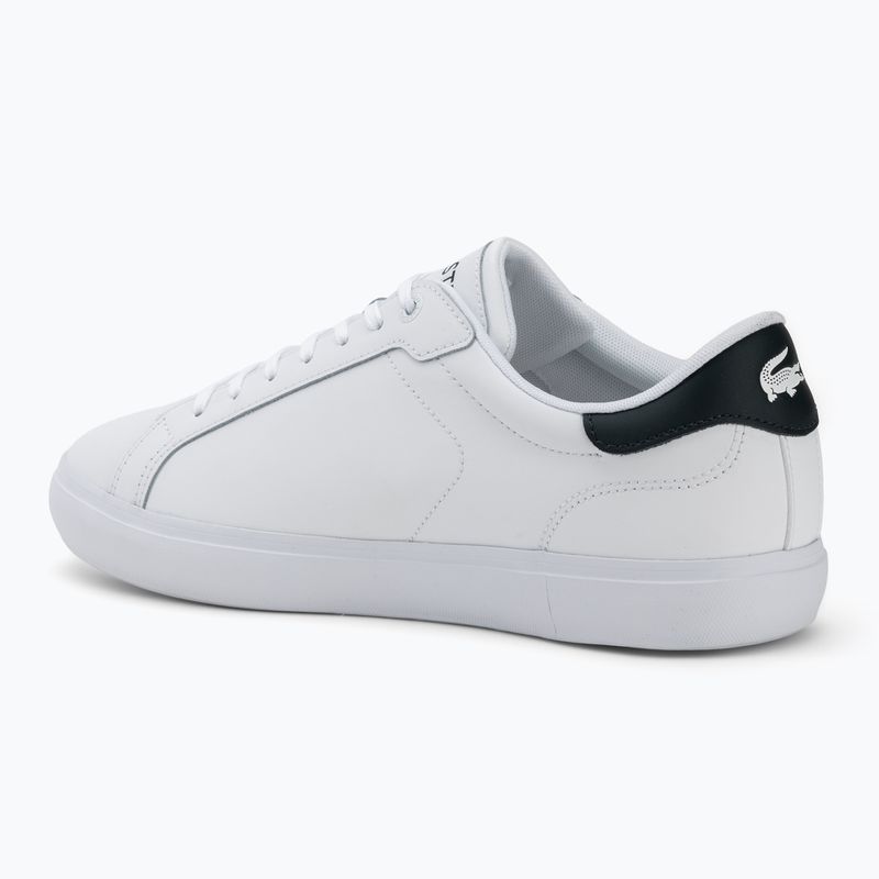 Men's shoes Lacoste Powercourt white/dark green 3