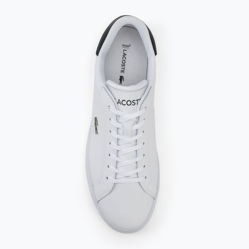 Men's shoes Lacoste Powercourt white/dark green 5