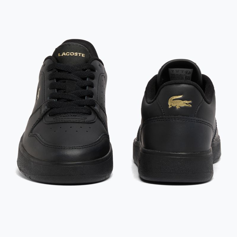 Women's shoes Lacoste Court Ace Leather black/gold 4