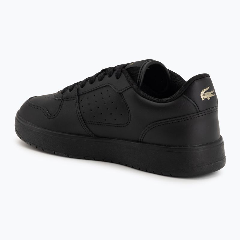 Women's shoes Lacoste Court Ace Leather black/gold 3