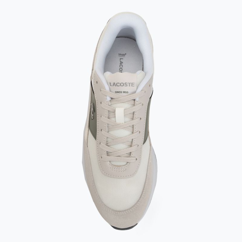 Men's shoes Lacoste Run Set Cgr Bar off white/khaki 5