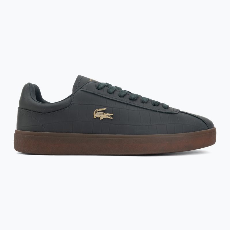 Men's shoes Lacoste Baseshot dark green/gum 2