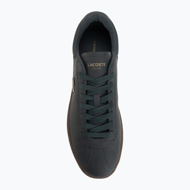 Men's shoes Lacoste Baseshot dark green/gum 5