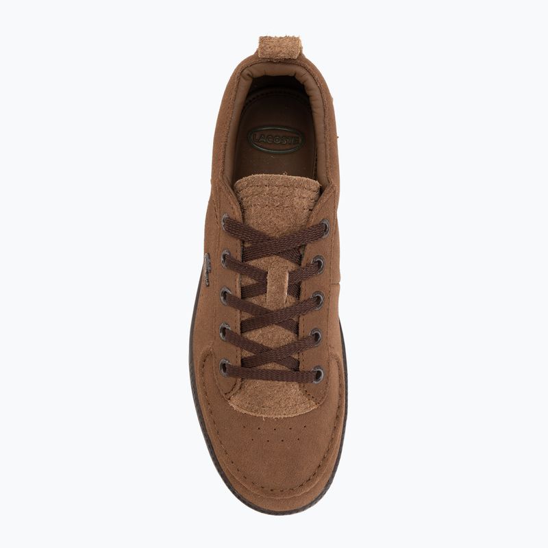 Men's shoes Lacoste Umpire dark brown/dark brown 5
