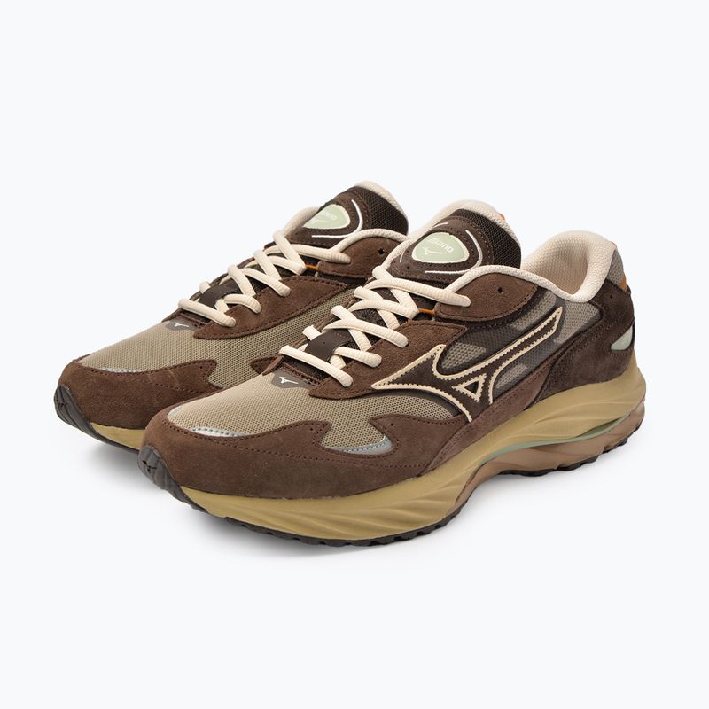Mizuno Wave Rider Βeta vintage khaki/summer sand/chicory coffee shoe 9