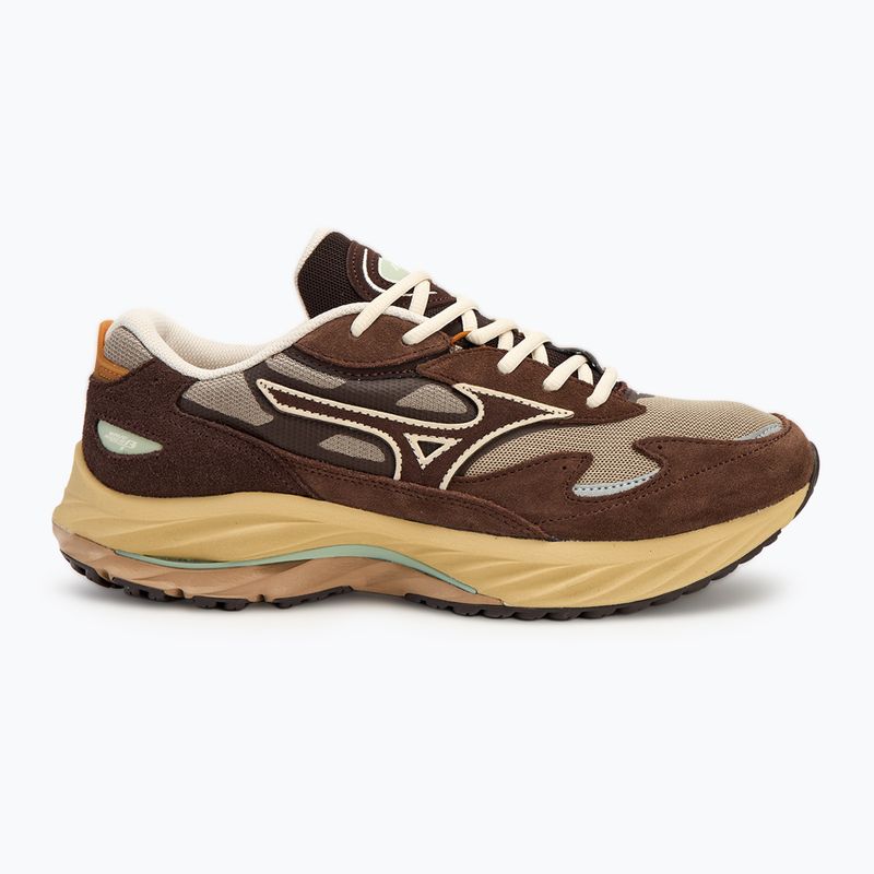 Mizuno Wave Rider Βeta vintage khaki/summer sand/chicory coffee shoe 2