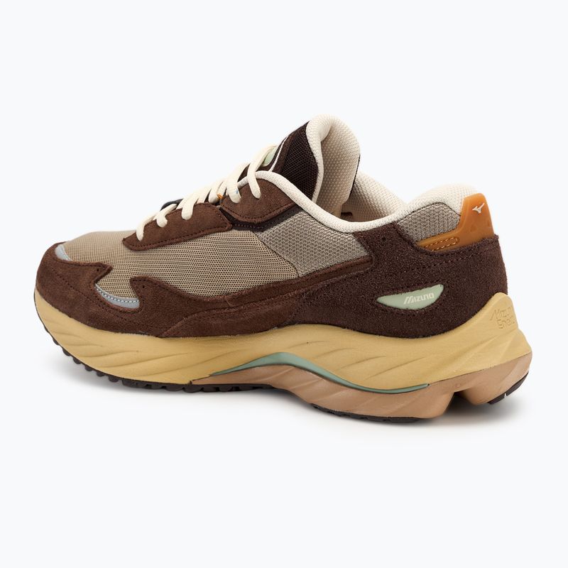 Mizuno Wave Rider Βeta vintage khaki/summer sand/chicory coffee shoe 3