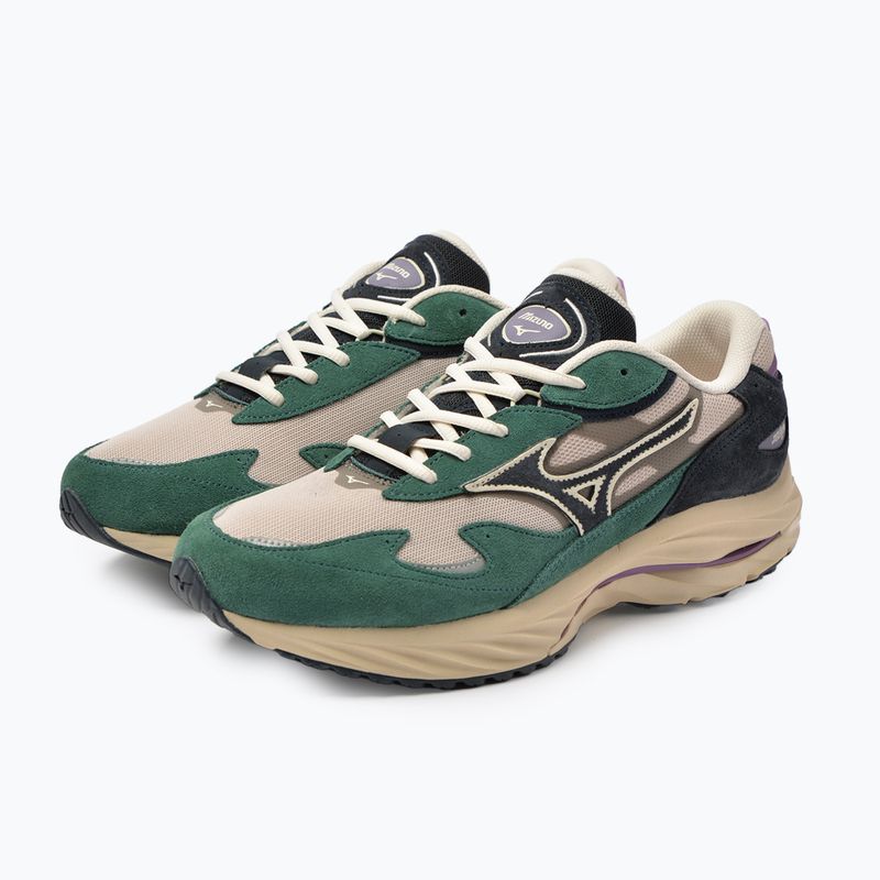 Mizuno Wave Rider Βeta silver cloud/vulcan/bistro green shoes 2