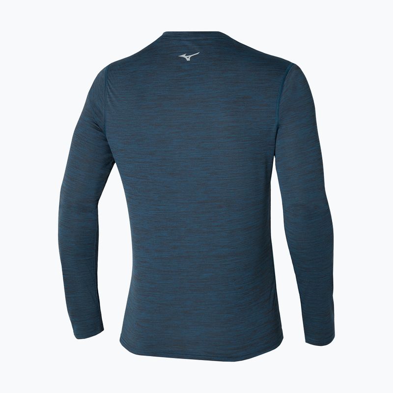 Men's Mizuno Impulse Core Tee blue wing teal longsleeve 2