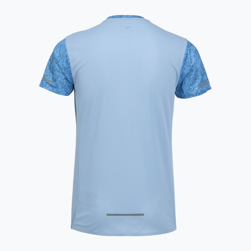 Women's running top Mizuno Premium Aero Tee parisian blue 2