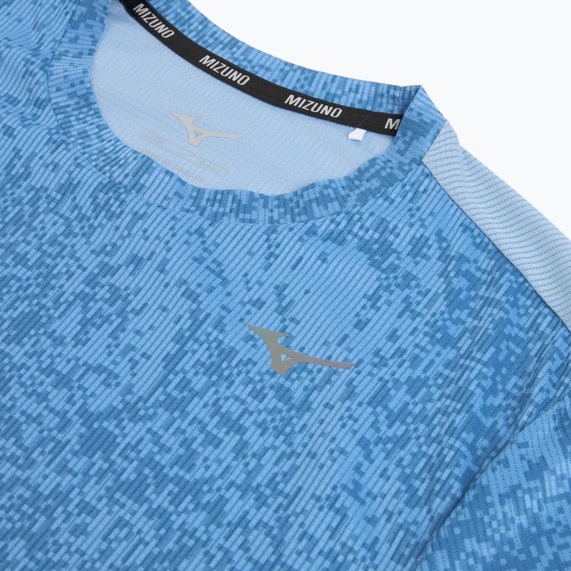 Women's running top Mizuno Premium Aero Tee parisian blue 3